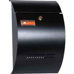 Viometal LTD Βαλένθια 101 Γραμματοκιβώτιο Εξωτερικού Χώρου Μεταλλικό σε Μαύρο Χρώμα 21.5x10x32.5cm 101-97