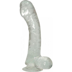 You2Toys Lazy Buttcock Ρεαλιστικό Dildo με Βεντούζα & Όρχεις 17cm Clear