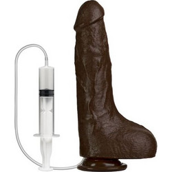 Doc Johnson Squirting Cock with Balls 23.3cm Black
