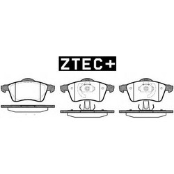 ΔΙΣΚΟΦΡΕΝΑ ZTEC+ VW ΕΜΠΡΟΣ