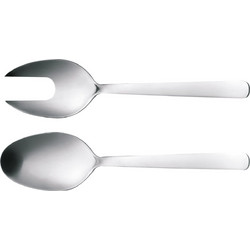 Fiskars - FunctionalForm Salat Cutlery 2 Pieces - Matt Steel - Home and Kitchen