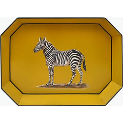 Δίσκος Les Ottomans Zebra Hand-Painted Tray