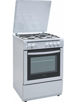 United UFG 60301 Κουζίνα Ηλεκτρική 65lt με Εστίες Αερίου & Ρεύματος 60cm