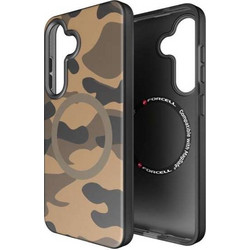 Forcell F-Protect Levels - Ανθεκτική Θήκη (Military Grade) με Υποστήριξη MagSafe για Samsung Galaxy S25 σε Καφέ Xρώμα