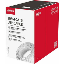Dahua U/UTP Cat.6 Καλώδιο Δικτύου Ethernet 305m Grey