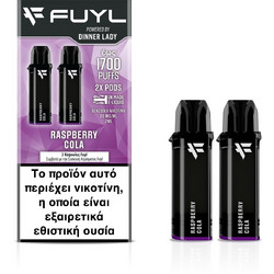 Raspberry Cola Fuyl Disposable Prefilled Pods 20mg 850 Puffs (2pcs) - Dinner Lady