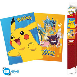 Set 2 Posters Chibi 52x38 - Colourful Characters - RD081241