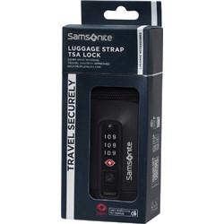 Samsonite 155591-1041 Ta Revolution Strap Ιμάντας Βαλίτσας με TSA Lock Μαύρο