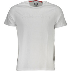 GIAN MARCO VENTURI MEN'S SHORT SLEEVE T-SHIRT WHITE Λευκό