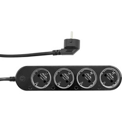 Smart 12a Shelly Power Strip 4 Gen4 Zigbee/matter Μαύρο