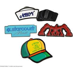 Stranger Things Set of 4 pin Badges Season 3 - CR3282