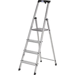Krause Safety Σκάλα Αλουμινίου 3+1 Σκαλοπάτια