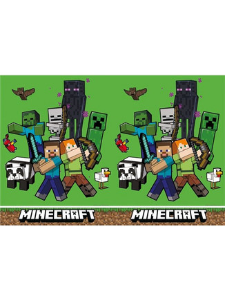 PROCOS ΤΡΑΠΕΖΟΜΑΝΤΗΛΟ ΠΛΑΣΤΙΚΟ 120x180cm MINECRAFT