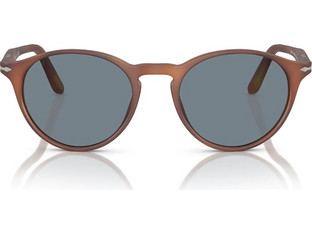 Persol PO3092SM 9006/56 Ανδρικά Γυαλιά Ηλίου Οβάλ Κοκάλινα Ταρταρούγα με Μπλε Polarized Φακό