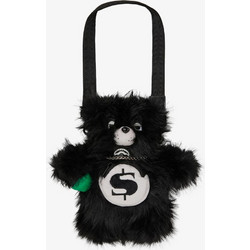 SPRAYGROUND FUR CRAY BLACK BEAR CUB BACKPACK B8213 63.5 x 17.78 x 30.48 cm