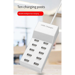 USB Charging Station 50W - Σταθμός Φόρτισης 10 Θέσεων