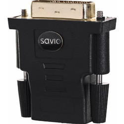 Savio CL-21 cable gender changer DVI HDMI Black