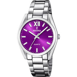 Festina Γυναικείο Ρολόι με Ασημί Μεταλλικό Μπρασελέ F20622/F