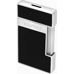 S.T. Dupont Biggy Black Silver Αναπτήρας 025221