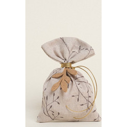 524088 BEAUTY HOME ΠΟΥΓΚΙ 12 X 17 CM ΚΛΑΔΙΑ ΜΠΕΖ ΦΟΝΤΟ
