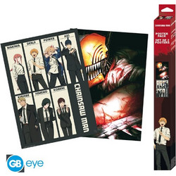 CHAINSAW MAN Σετ με δύο Αφίσες Devil Hunters (52x38cm)