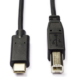 Καλώδιο Εκτυπωτή USB C Black 1m