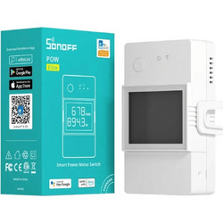 Sonoff Έξυπνος Διακόπτης/Μετρητής Ισχύος WiFi POWR316D (Λευκό)