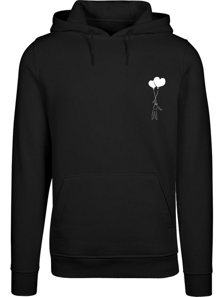 Love In The Air Fitted Heavy Hoody black