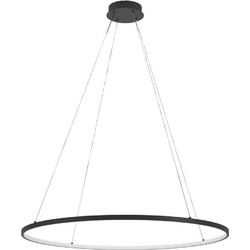 Eglo Parruta 901637 Κρεμαστό Φωτιστικό Οροφής 4300lm Black 99x150cm