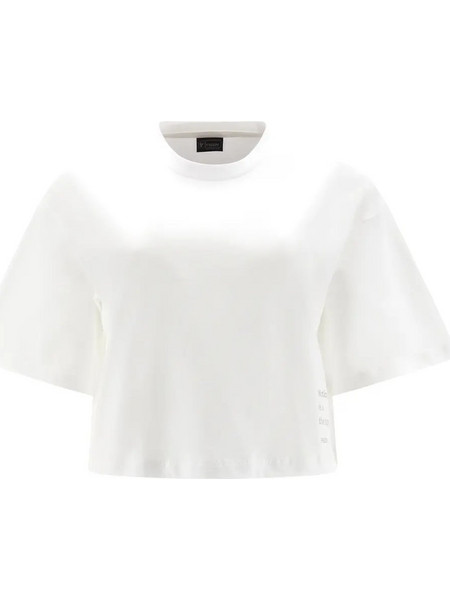 Freddy Boxy cropped comfort-fit t-shirt S3WGZT1-W71 Λευκό