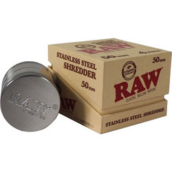 RAW Stainless Steel Grinder Τρίφτης Ανοξείδωτο Ατσάλι 50mm - 4 Part