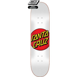Santa Cruz Skate Deck Classic Dot 8.0 White