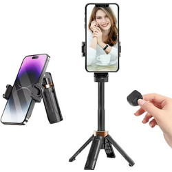 Ασύρματο Selfie Stick 3 σε 1 Με Περιστροφή 360 Και Bluetooth Τηλεχειριστήριο
