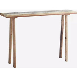 Κονσόλα Madam Stoltz Recycled wood Natural 105x25x70 cm