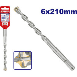 EMTOP ΔΙΑΜΑΝΤΟΤΡΥΠΑΝΑ ΜΠΕΤΟΥ SDS PLUS 6X210MM EHDR220603