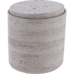 Βαμβακοθήκη polyresin 11,2x10,2x8,2 cm Eurocasa
