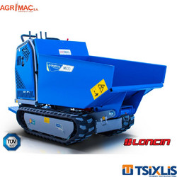 Μεταφορικό Καρότσι Dumper AGRIMAC 500kg GRAECUS H500 Με Υδραυλική Ανατροπή & Κινητήρα LONCIN 6.5Hp