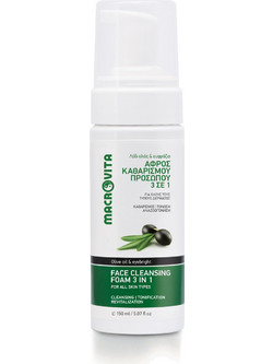 Macrovita Face Cleansing Ενυδατικός Αφρός Καθαρισμού Προσώπου 150ml