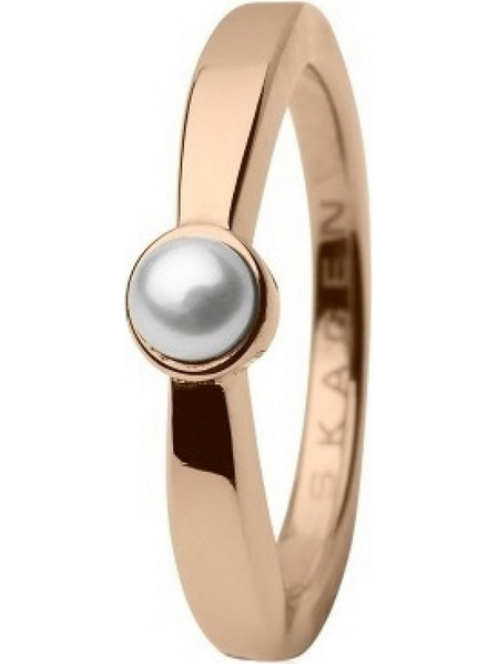 Skagen Γυναικείο Δαχτυλίδι από Ατσάλι Ροζ Χρυσό JRSR032SS