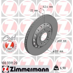 Zimmermann Δισκόπλακα - 100.3311.20