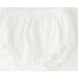 Ido Βρακάκι Frilly Pant 4G959-00-0112-217753 Εκρού Κορίτσι