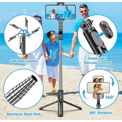 Premium Selfie Stick με Bluetooth 350-1800mm