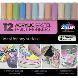 Zieler - Paint Markers Pastel Fine (609299513)