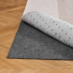 VEVOR Rug Pad 1,52 x 2,13 m, Αντιολισθητικό μαξιλάρι περιοχής χαλιού, επένδυση χαλιού με μαξιλάρι από τσόχα διπλής επιφάνειας & λαστιχένια λαβή, προστασία δαπέδου από σκληρό ξύλο για όλα τα δάπεδα, φι