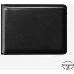 NOMAD Horween Δερμάτινο Bifold Πορτοφόλι - ΜΑΥΡΟ - NM50010UA0