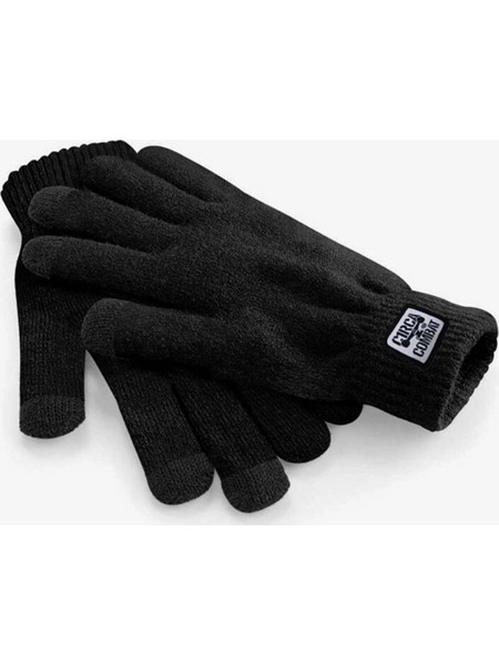 CIRCA Men Combat Touchscreen Gloves - BLACK - MG002-BLK