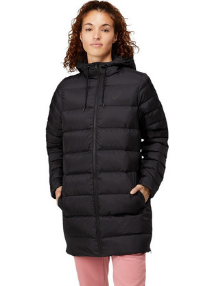 ASICS Γυναικείο Μπουφάν Χειμωνιάτικο Puffer Μακρύ Μαύρο 2032C154-001