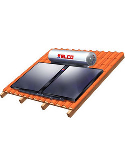 Elco Sol-Tech S2 RF Ηλιακός Θερμοσίφωνας 180lt 3m² Glass Τριπλής Ενέργειας Κεραμοσκεπής