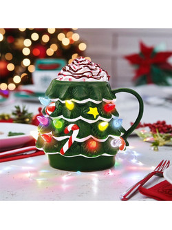 Led Christmas Tree Mug