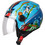 Pilot Helmets Fazer Blue Multicolor Κράνος Μηχανής Jet 900gr